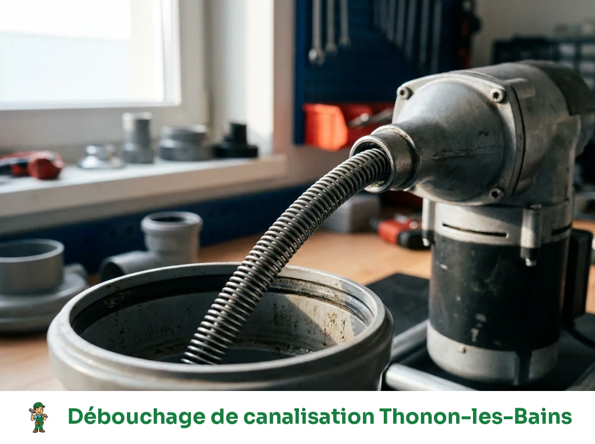 Débouchage de canalisation à Thonon-les-Bains