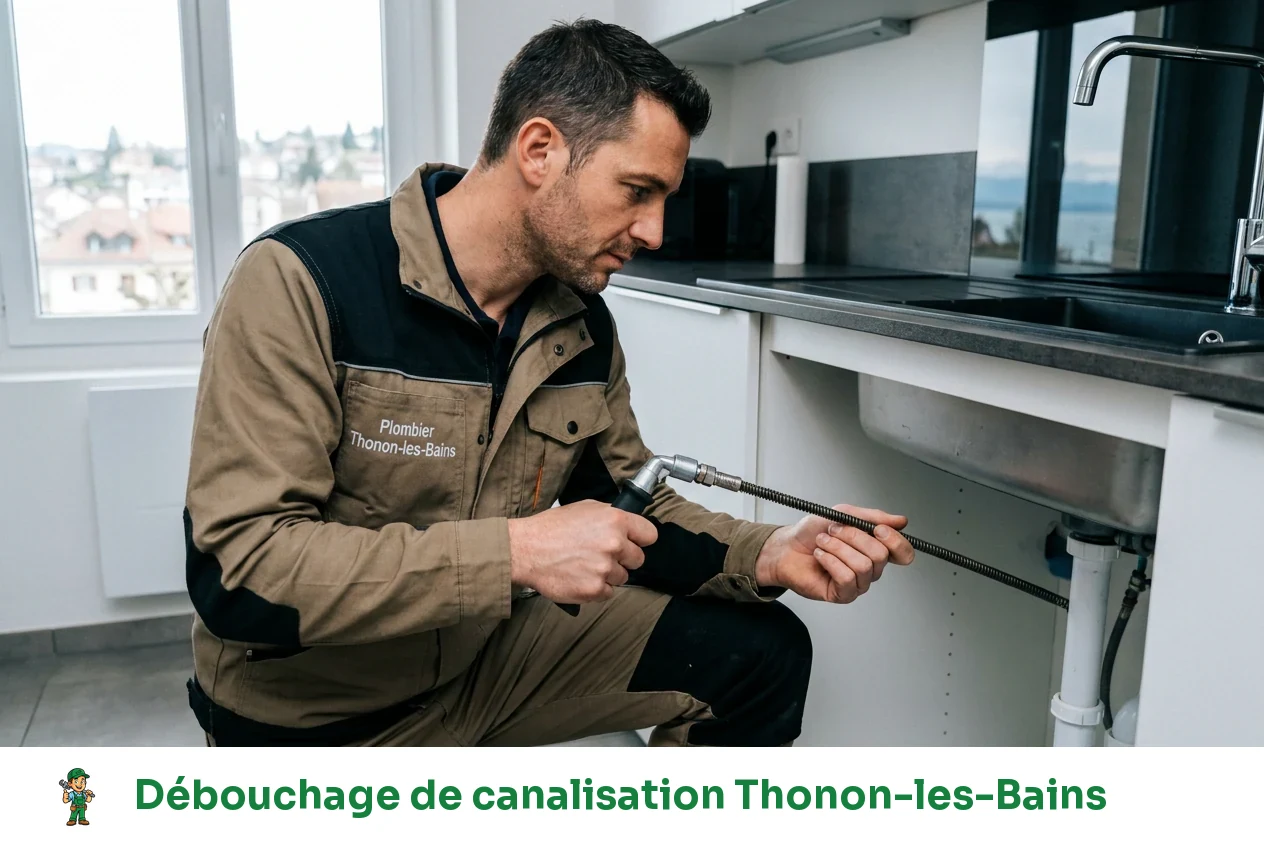 Débouchage de canalisation à Thonon-les-Bains