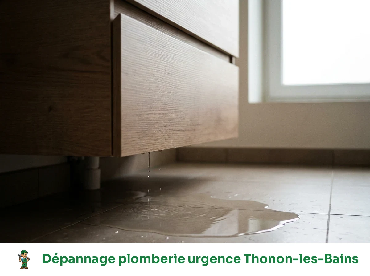 Dépannage plomberie urgence à Thonon-les-Bains