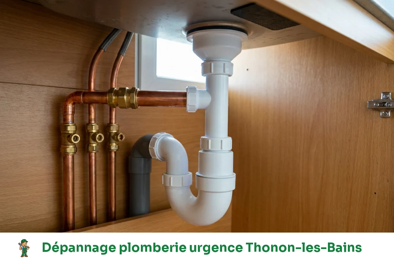 Dépannage plomberie urgence à Thonon-les-Bains