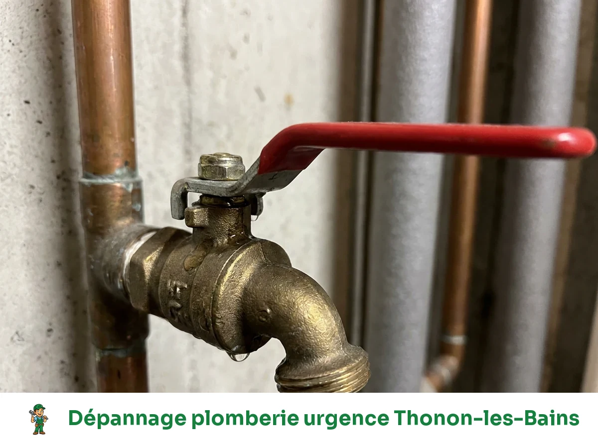 Dépannage plomberie urgence à Thonon-les-Bains