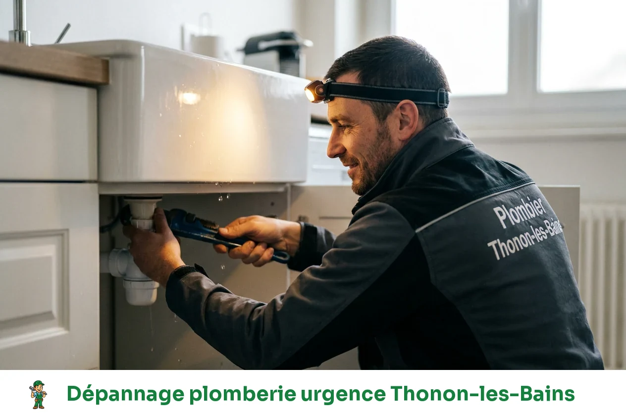 Dépannage plomberie urgence à Thonon-les-Bains
