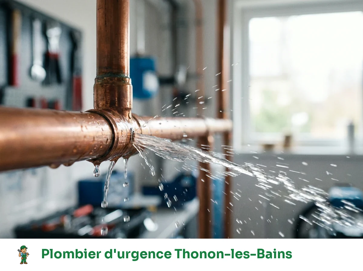 Plombier d'urgence à Thonon-les-Bains
