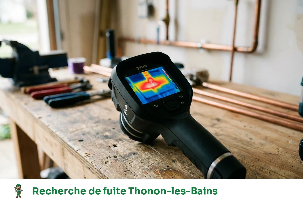 Recherche de fuite à Thonon-les-Bains