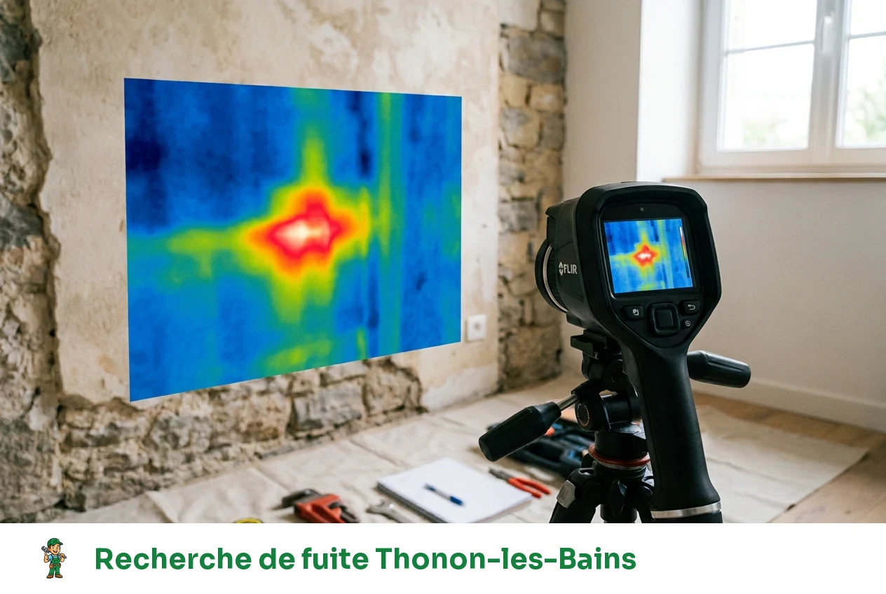 Recherche de fuite à Thonon-les-Bains