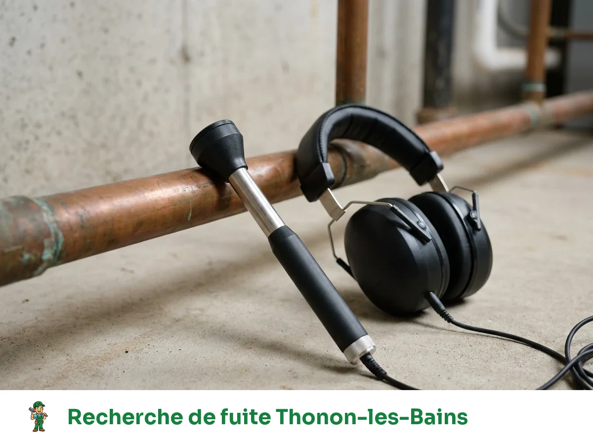 Recherche de fuite à Thonon-les-Bains