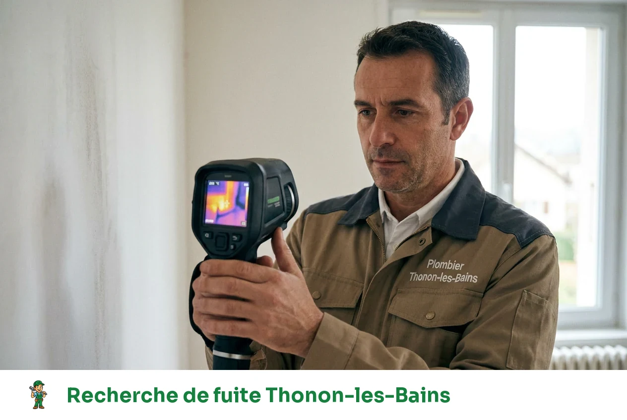Recherche de fuite à Thonon-les-Bains
